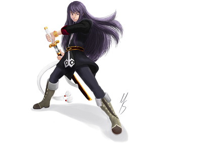 Yuri Lowell - 2020 clip studio art digital artist fanart fantasy game gamedesign illustration