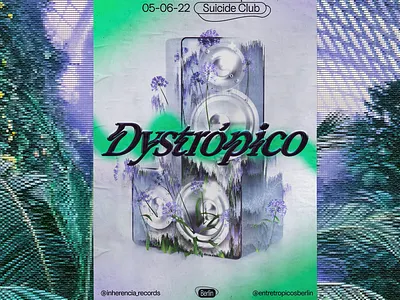 Dystrópico Poster design graphic design