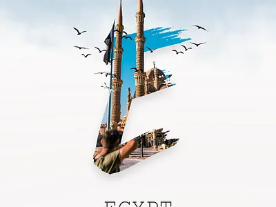 EGYPT 3d animation branding creative design graphic design illustration letters logo manipulation manipulation design motion graphics post social social media ui