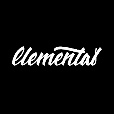 Elementals. branding calligraphy design elemental elementals graphic design hand lettering illustration lettering logo logo designer logotype typography vector