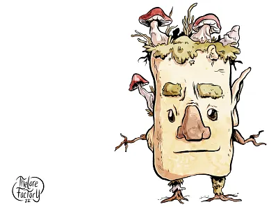 Myconid Design 2 animation cartoon character concept character design comic art cute design dnd fantasy art illustration