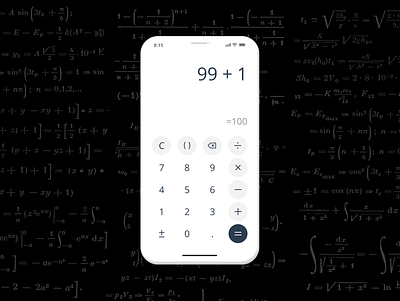 Calculator app ui