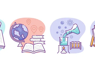 Back to school back design graphic icon icons illustration school to vector