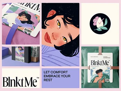 Case Study: Blanket Brand Visual Identity and Packaging animation bedding blanket branding design design studio digital art digital illustration graphic design illustration illustration art illustrations illustrator logo logo design marketing motion graphics packaging people visual identity