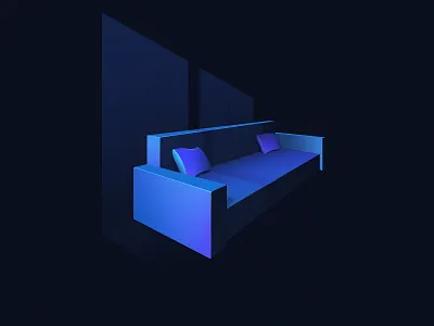 Sofa design graphic design ill illustration illustrator sofa ui vector