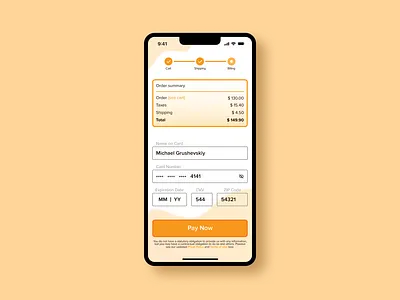 Daily UI #002 - Credit Card Checkout 002 3d branding card checkout daily ui figma graphic design ui