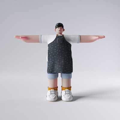 Chef Kid 3d c4d design illustration visual