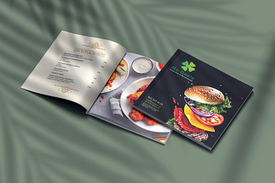 mc gee's restaurant menu branding business card design graphic design illustration logo restaurant typography ui ux vector