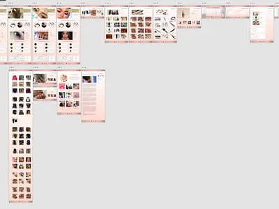 Mockup Design for GBBS's eCommerce/Gallery/Blog Website branding design typography ux
