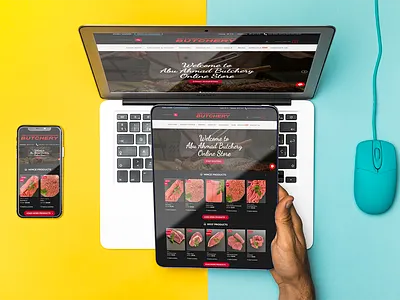 AbuAhmad Butchery E-Commerce WordPress Website branding css3 design e commerce hosting management html5 layout payment api payment gateway ui woocommerce wordpress wordpress optimization wordpress site