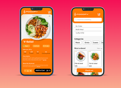 Food delivery app 3d animation branding design graphic design illustration logo motion graphics ui vector