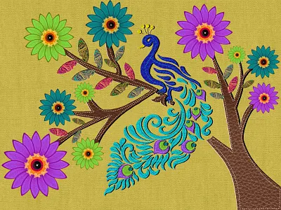 Peacock Digital art art creativeart design graphic design illustration peacock