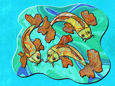 Fish Art art creativeart design fish fishart graphic design illustration