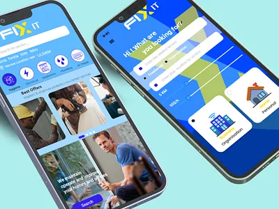 Find a Worker Mobile app 3d animation branding design graphic design illustration logo motion graphics ui vector