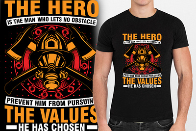 Firefighter T Shirt Design insignia
