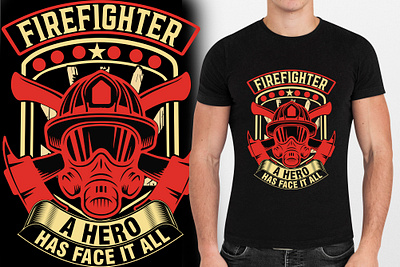 Firefighter T Shirt Design insignia