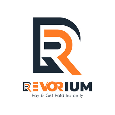 REVORIUM Online Wallet Company Logo adobe illustrsator branding graphic design logo logo design minimalist logo vector