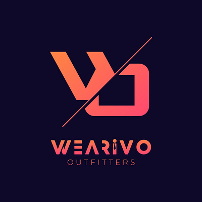 WEARIVO OUTFITTERTS LOGO adobe illustrsator branding design graphic design logo logo design minimalist logo vector