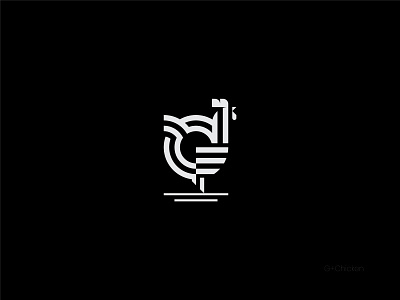 G + Chicken Logo Design animal logo b2b bird logo brand brand logo identity identity design internet logo line logo logo logo design logo designer logo mark modern logo saas simple logo