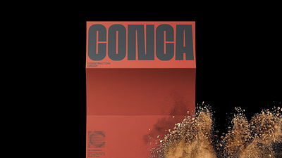 Conca Construction Group brand collateral branding construction design graphic design logo monogram