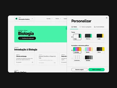 Accessibility for LMS accessibility cards color contrast css dark mode design interface lms menu school settings subjects tab text ui ux wcag web white mode