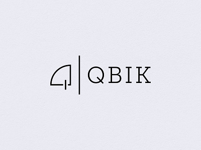 Qbik logo graphic design