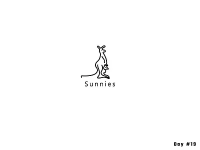 Daily Logo Challenge | Day #19 - Kangaroo branding design graphic design logo vector