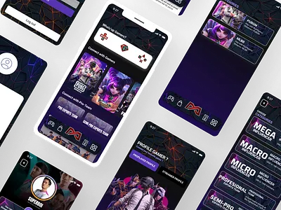 Ui/Ux Mobile App EsportsMy App Figma app esports mobileapp ui
