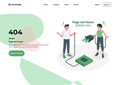 error page ui