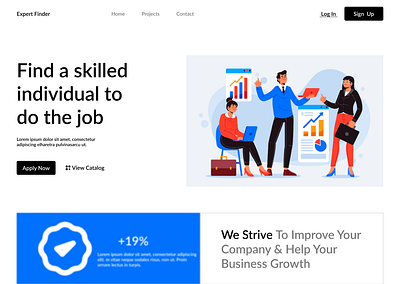 about us web page ui