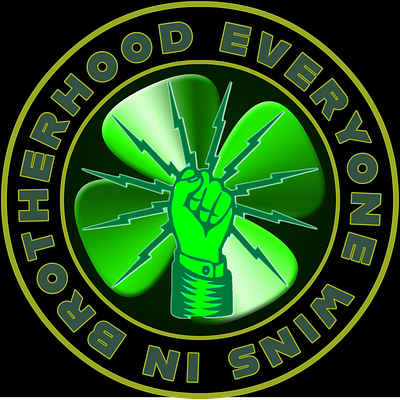 Luck of the road 🍀 clover electrician ibew shamrock tramp