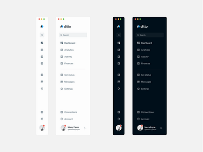 Side Dashboard Navigation Concept branding dark dark mode dashboard design free graphic design illustration light light mode logo mockup navbar navigation open source typography ui ux vector web