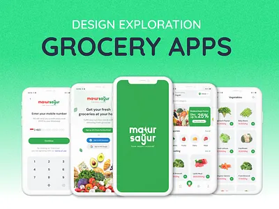 MaturSayur - Veggies and Groceries Apps app branding design figma groceries grocery apps healthy apps mobile app ui ux ux research vegetables apps