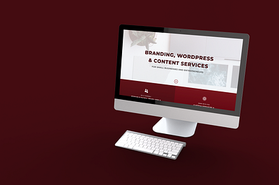Brand & Press Website Homepage branding design website