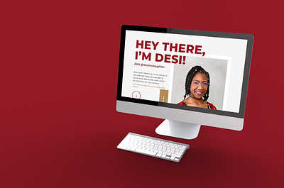 desimslaughter Personal Website Homepage branding design website