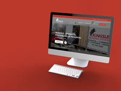 Kingsley Moving Systems Website Homepage design website