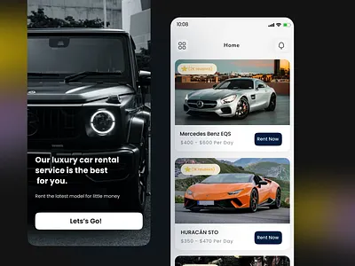 Car Rental App app appdesign car carrental design graphic design iosdesign ui uidesign uiux ux uxdesign webdesign