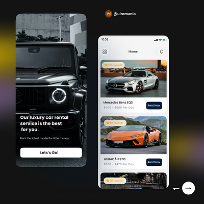 Car Rental App app appdesign car carrental design graphic design iosdesign ui uidesign uiux ux uxdesign webdesign