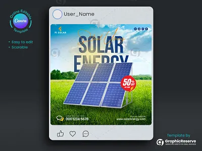 Solar Solution Smart Template for Facebook Ads canva social media post template creative solar ads facebooks ads for solar social media marketing for solar social media post design solar advertisement solar advertising solar advertising ideas solar creative post solar design packs solar digital marketing solar energy advertisement solar energy marketing solar facebook post design solar instagram post design solar panel advertising