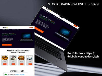 Stock Trading Website Design! design shares stockmarket ui