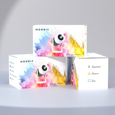 Product Packaging Box Design For Monriy box design branding design graphic design illustration logo luxurypackaging packagingsolutions ui vector