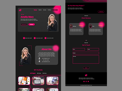 Portfolio website 3d animation app branding design flat graphic design icon illustration landing page logo minimal mobile app motion graphics portfolio shopify app typography ui ux vector