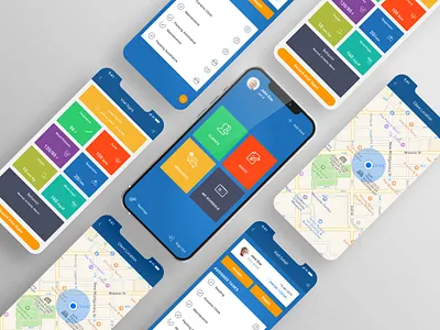 Healthcare App Design app design branding graphic design mobile app mock up prototype ui ux