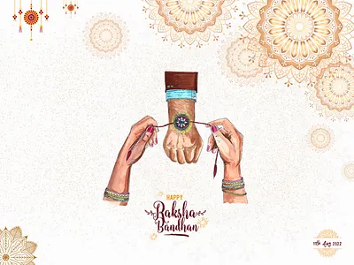 Happy Raksha Bandhan august brother brother sister canva design festival festival season festivals festivals of india festive graphic design rakhi rakhi festival raksha bandhan rakshabandhan sister sisterhood ui
