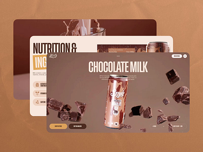 SPYLT Milk Website Animation animation branding design drink ecommerce food and beverage graphic design illustration interface marketing milk motion graphics ui user experience ux ux design web animation web design website website design