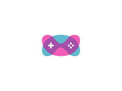 Modern Games Logo branding colorfull game games graphic design joystick logo modern
