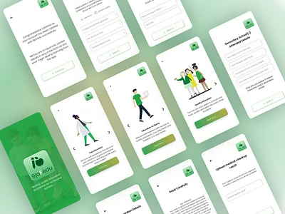 9ja-fedu app design illustration ui ux