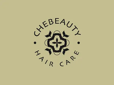Chebeauty beauty floral flower hair icon logo