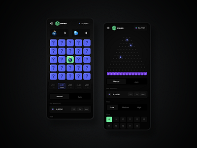 SolGame - Crypto Gambling 3d blockchain casino casino game crash crypto dark ui design gambling game interface nft p2e solano ui ui ux wallet