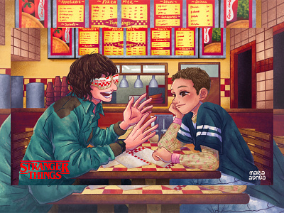 Stranger Things 4 art artwork branding design fan art graphic design illustration movie stranger things